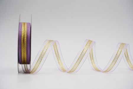 Glitter Gold Stripe Sheer Ribbon_K1476-K929-C037-2_purple